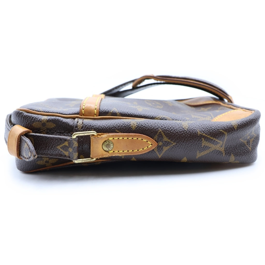 LOUIS VUITTON(ルイヴィトン) モノグラム ダヌーブ ショルダーバッグ ブラウン PVC×レザー M45266 レディース
