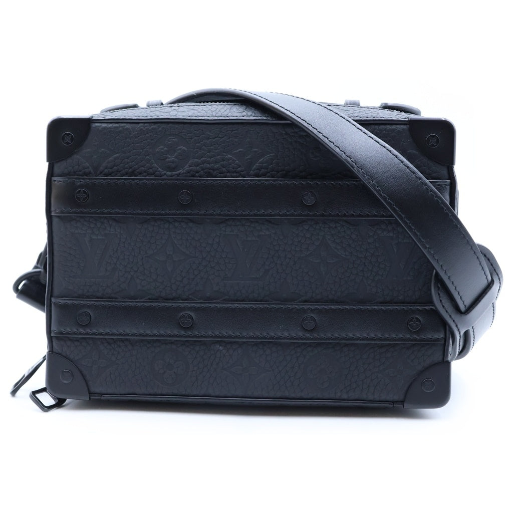 LOUIS VUITTON(ルイヴィトン) モノグラム トリヨン ソフトトランク ショルダーバッグ ブラック レザー M59163 ICタイプ レディース