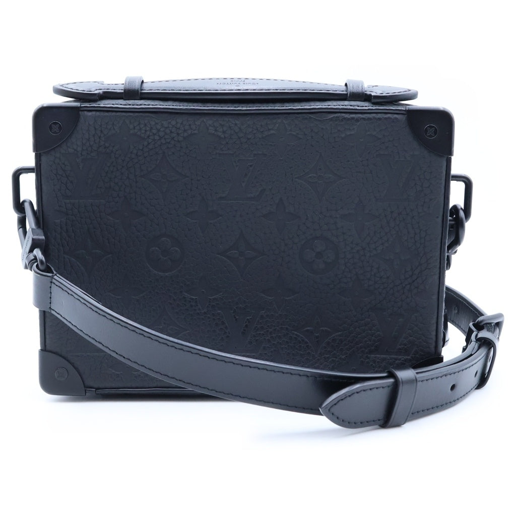 LOUIS VUITTON(ルイヴィトン) モノグラム トリヨン ソフトトランク ショルダーバッグ ブラック レザー M59163 ICタイプ レディース