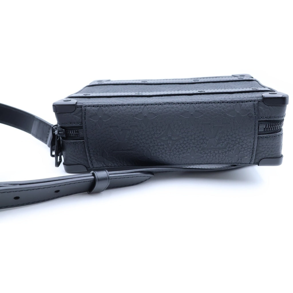 LOUIS VUITTON(ルイヴィトン) モノグラム トリヨン ソフトトランク ショルダーバッグ ブラック レザー M59163 ICタイプ レディース