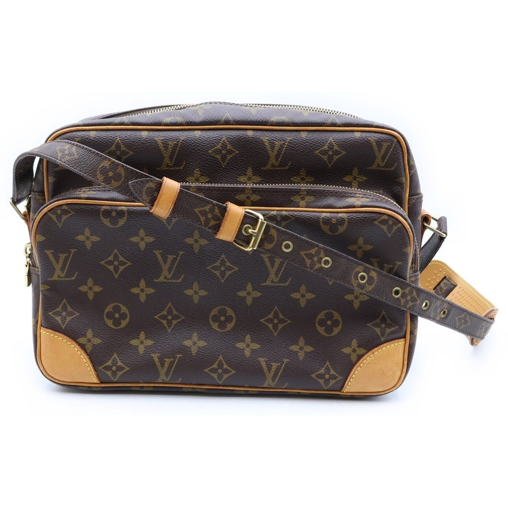 LOUIS VUITTON(ルイヴィトン) モノグラム ナイル ショルダーバッグ PVC×レザー ブラウン M45244 レディース