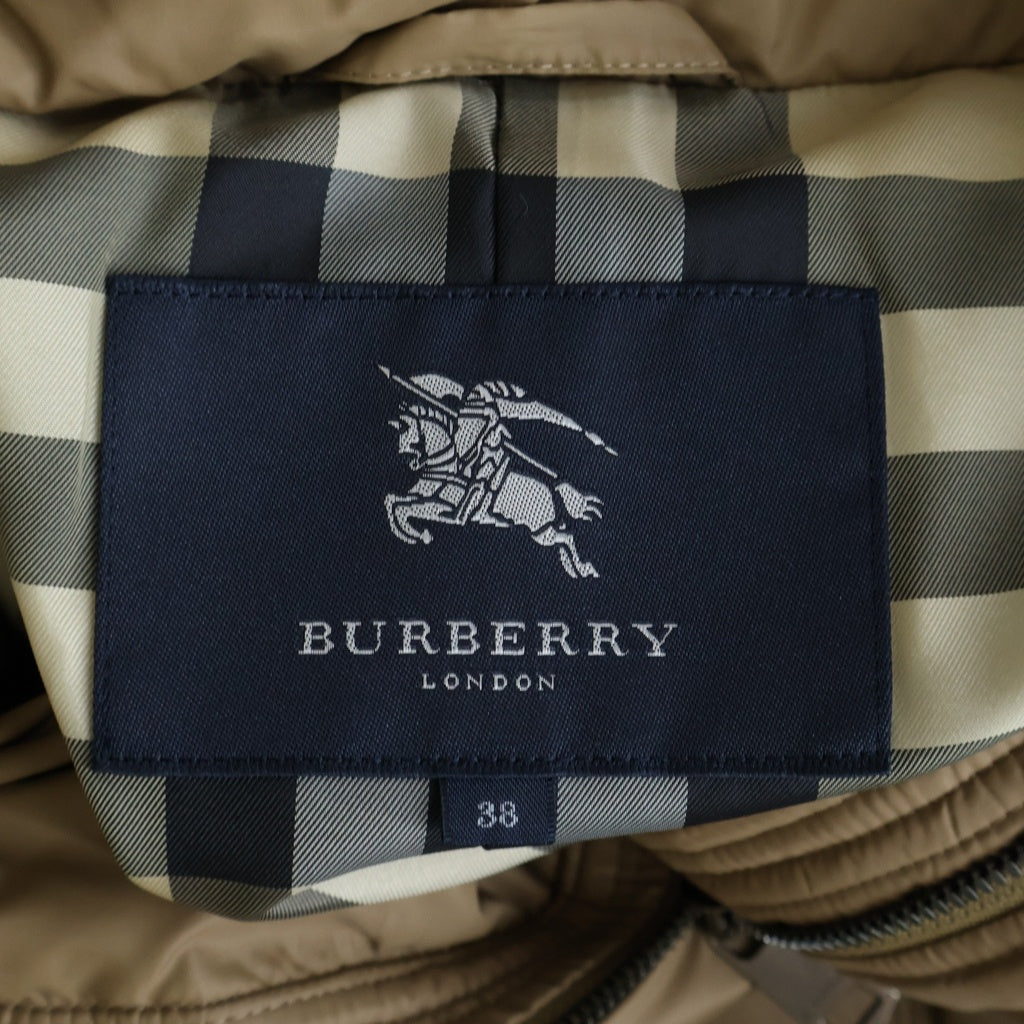 BURBERRY LONDON(バーバリーロンドン) ダウン ジャケット ナイロン ベージュ B1C10-853-46 レディース