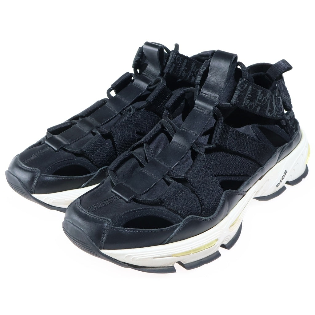 Christian Dior(クリスチャンディオール) CD1 オブリーク ネオプレン ナイロン サンダル スニーカー ブラック 3SA082YXC