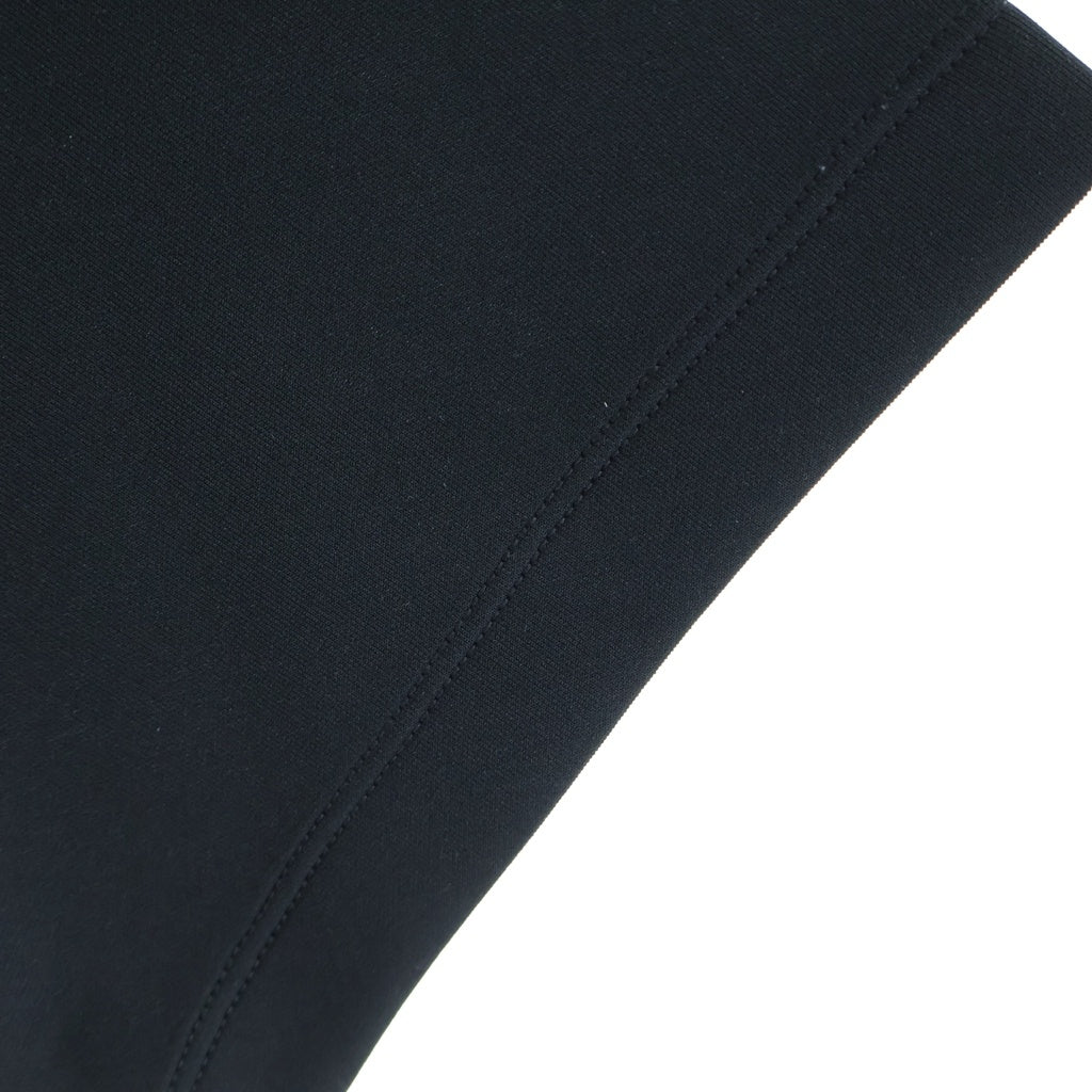 PRADA(プラダ) トライアングルロゴパッチ メッシュ切り替え 半袖Tシャツ カットソー ジャージー ブラック 135690 S202 1X76 レディース