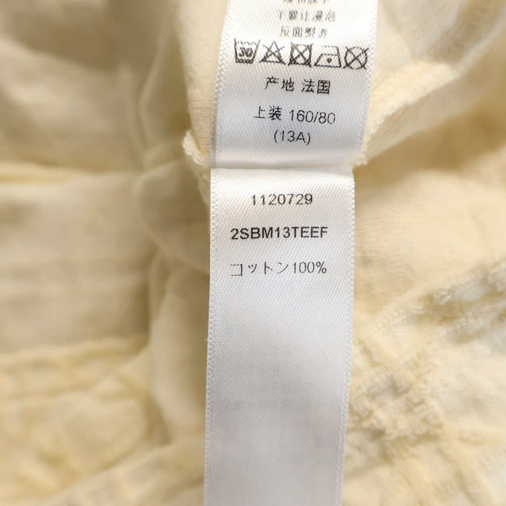 Christian Dior(クリスチャンディオール) キッズ マクロカナージュ 半袖コットンTシャツ カットソー アイボリー #13 レディース