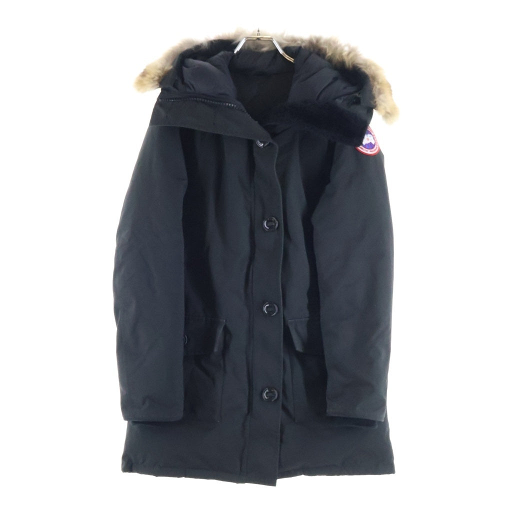 CANADA GOOSE(カナダグース) BRONTE PARKA ブロンテパーカー ジップアップ ナイロン ダウンジャケット ブラック レディース