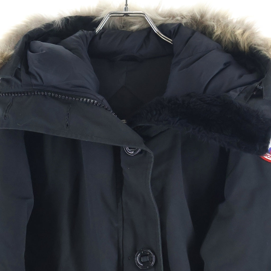 CANADA GOOSE(カナダグース) BRONTE PARKA ブロンテパーカー ジップアップ ナイロン ダウンジャケット ブラック レディース