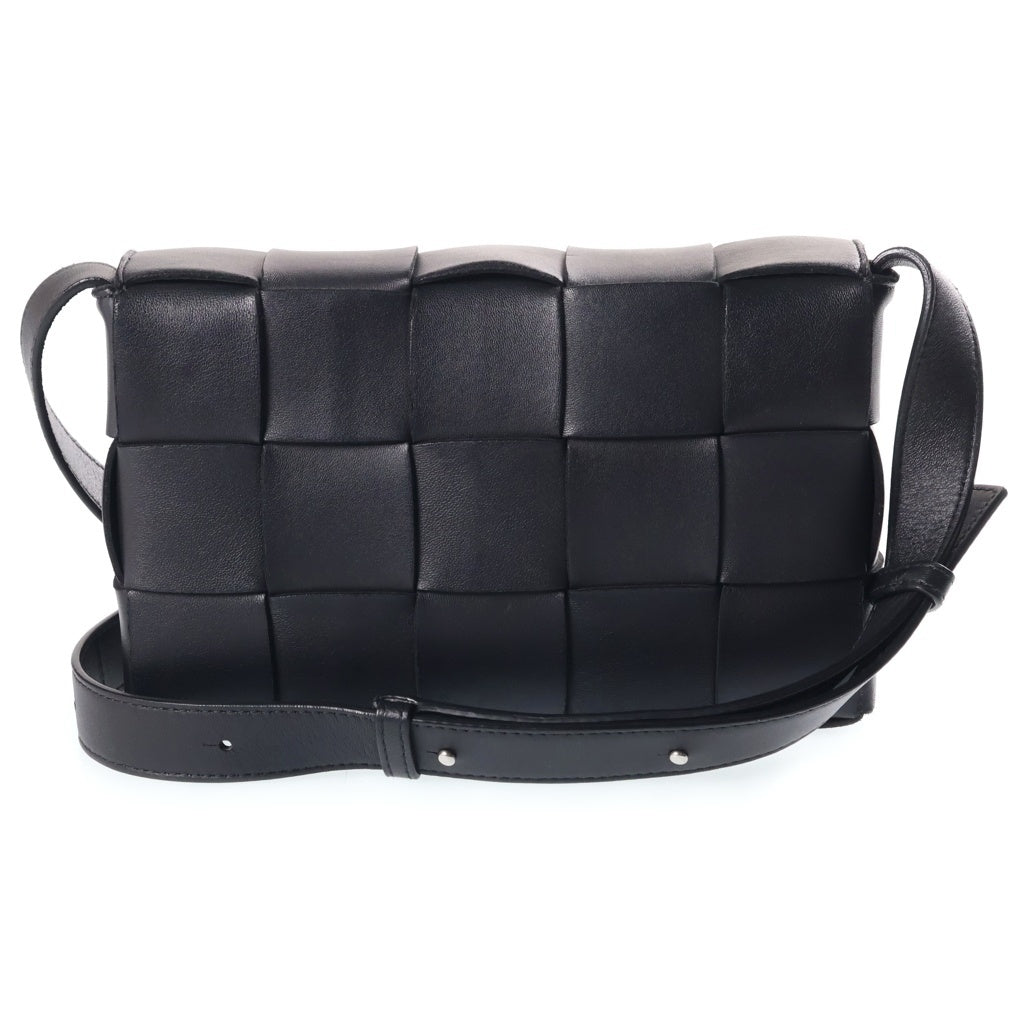 BOTTEGA VENETA(ボッテガヴェネタ) マキシイントレチャート ショルダーバッグ ブラック レザー レディース
