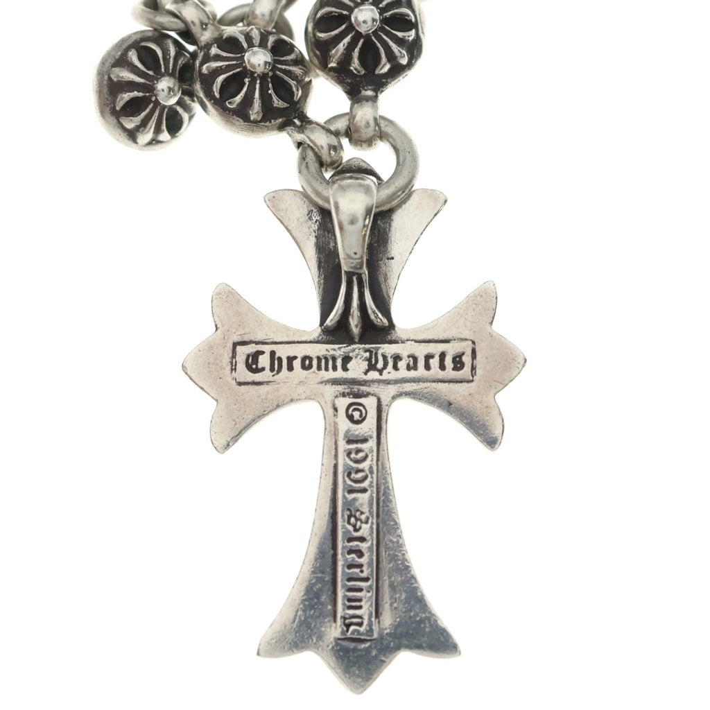CHROME HEARTS(クロムハーツ) #1 CRSBL CHN SML CH CRS クロスボールチェーン スモールCHクロス ネックレス シルバー BCA193