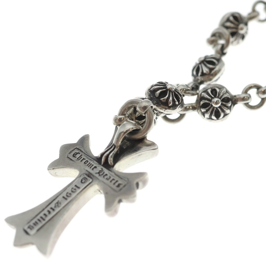CHROME HEARTS(クロムハーツ) #1 CRSBL CHN SML CH CRS クロスボールチェーン スモールCHクロス ネックレス シルバー BCA193