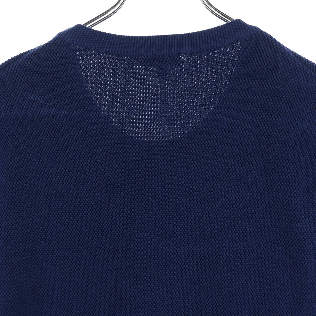 KENZO(ケンゾー) フロントタイガー 半袖ロングニットワンピース ブルー #M レディース