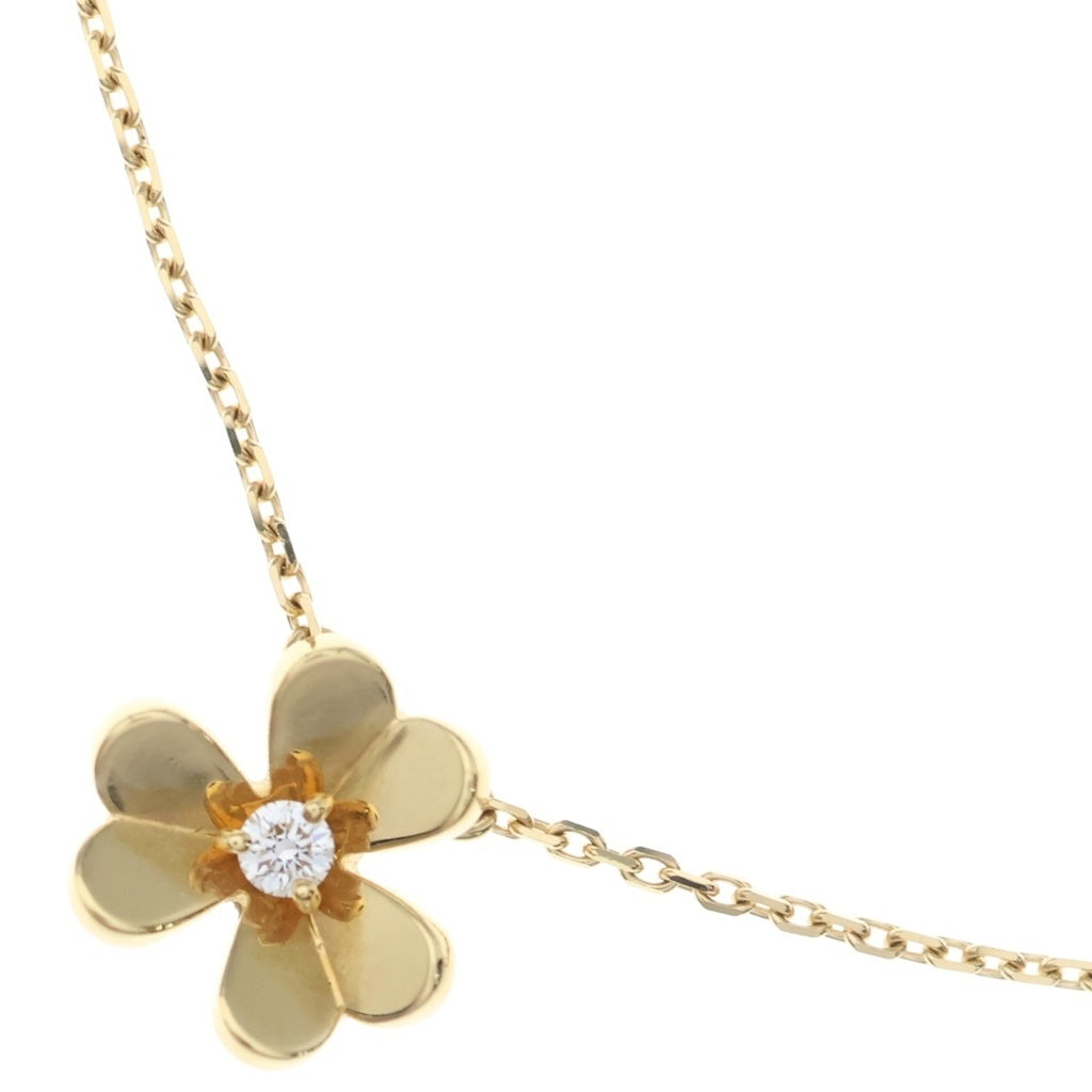 Van Cleef & Arpels(ヴァンクリーフアンドアーペル) フリヴォル ミニ 1PD ダイヤ Au750 K18YG ネックレス ペンダント イエローゴールド VCARP0J100 レディース