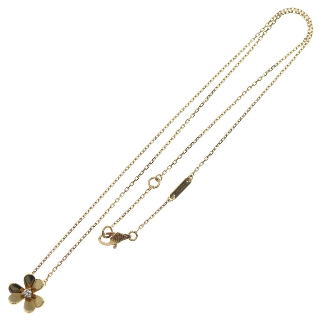 Van Cleef & Arpels(ヴァンクリーフアンドアーペル) フリヴォル ミニ 1PD ダイヤ Au750 K18YG ネックレス ペンダント イエローゴールド VCARP0J100 レディース