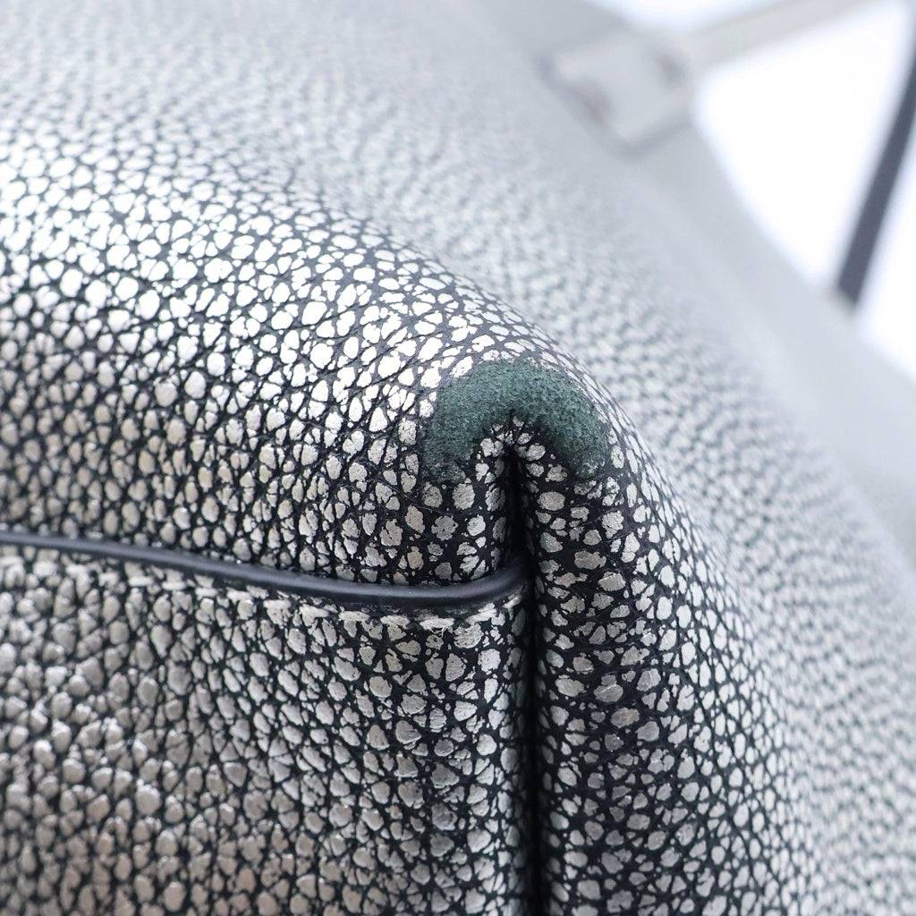 COACH(コーチ) レザートートバッグ ハンドバッグ シルバー レディース