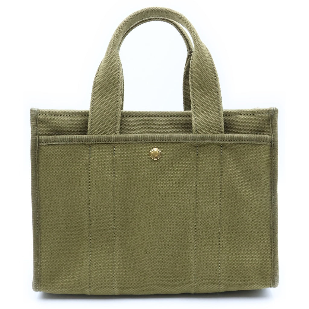 COACH(コーチ) カーゴ トートバッグ カーキ キャンバス レディース