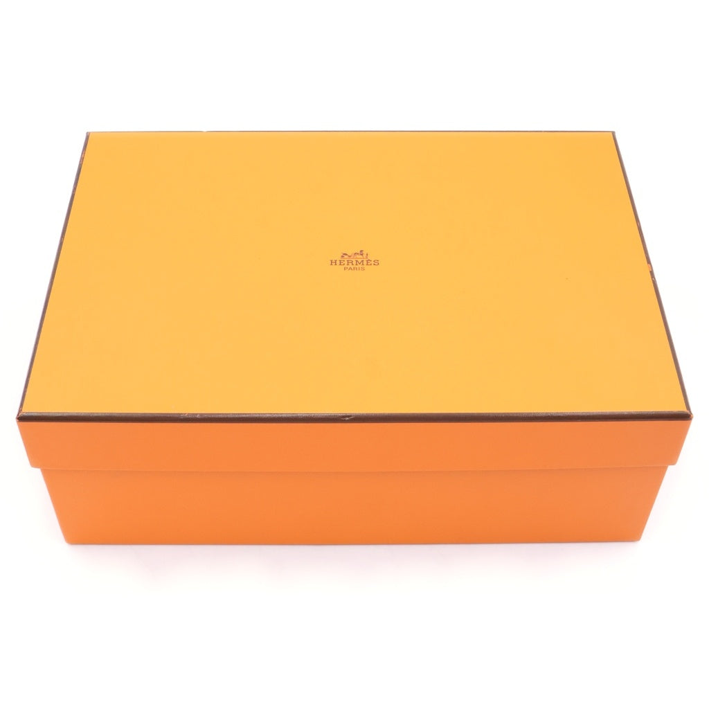 HERMES(エルメス) モカシンパリ ローファー ブラック レザー シルバー金具 靴 レディース