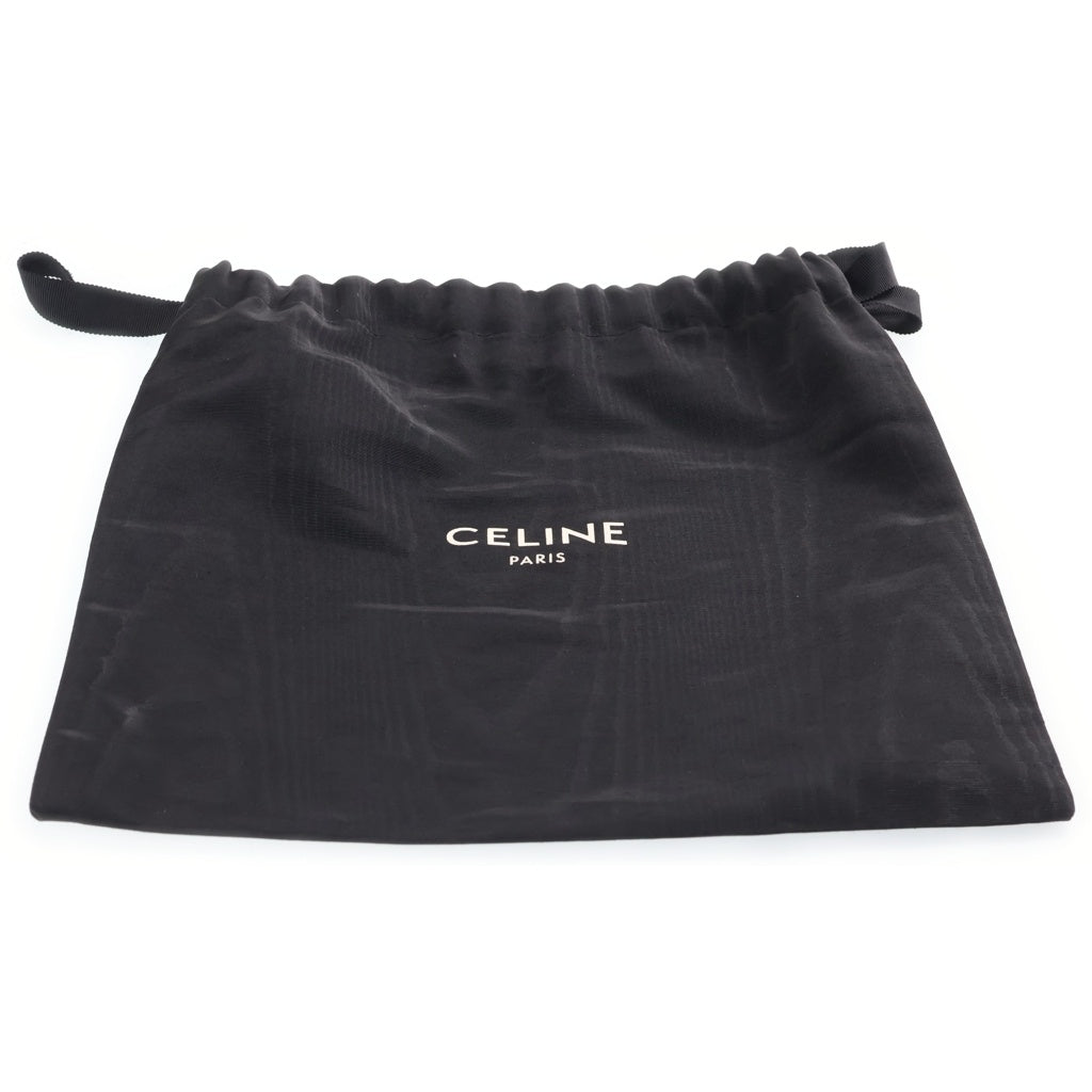 CELINE(セリーヌ) ティーン トリオンフ ショルダーバッグ ブラック レザー ゴールド金具 レディース
