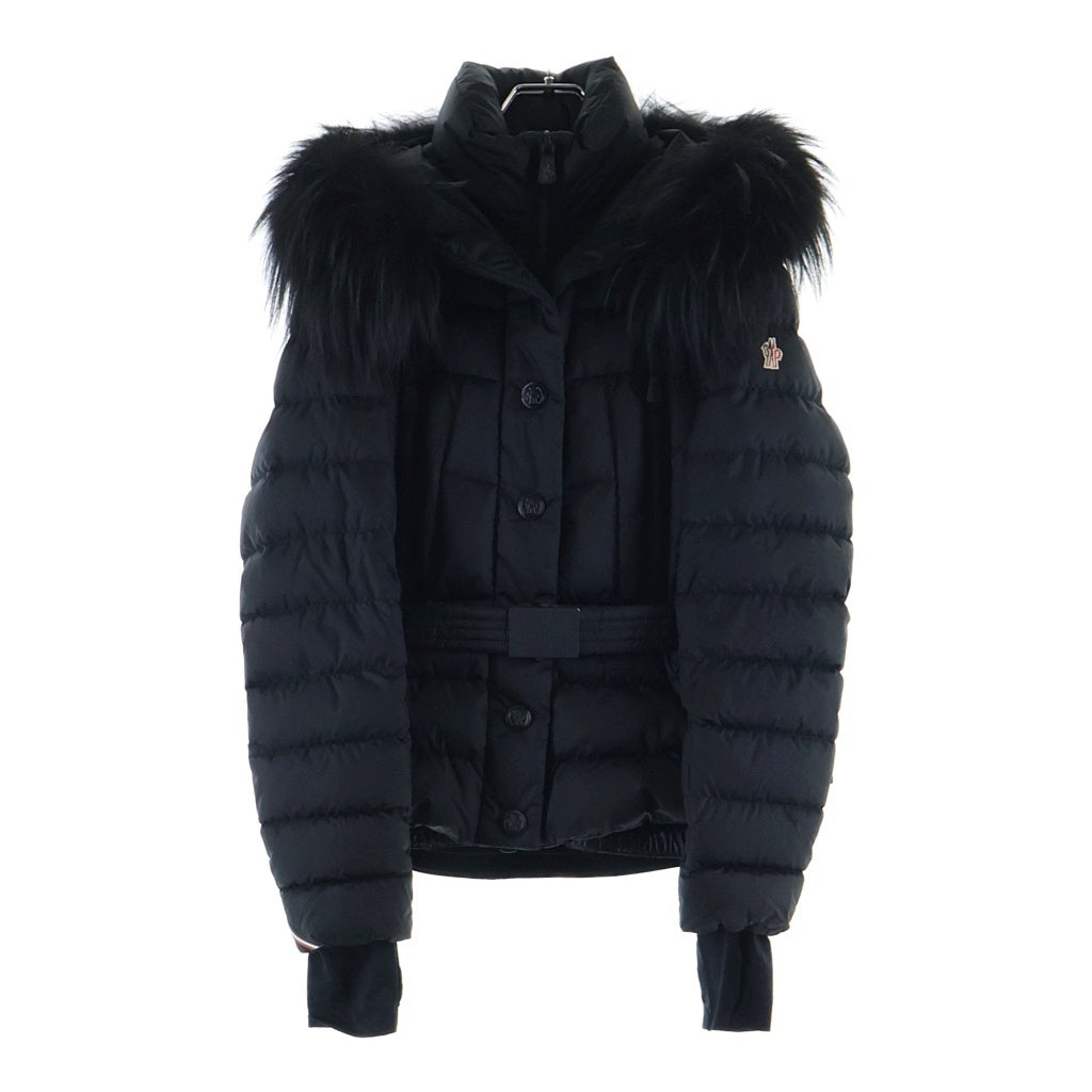 MONCLER GRENOBLE(モンクレールグルノーブル) BEVERLEY ビバリー グルノーブル ダウンジャケット フード ファー ブラック H20981A510002 5399E レディース