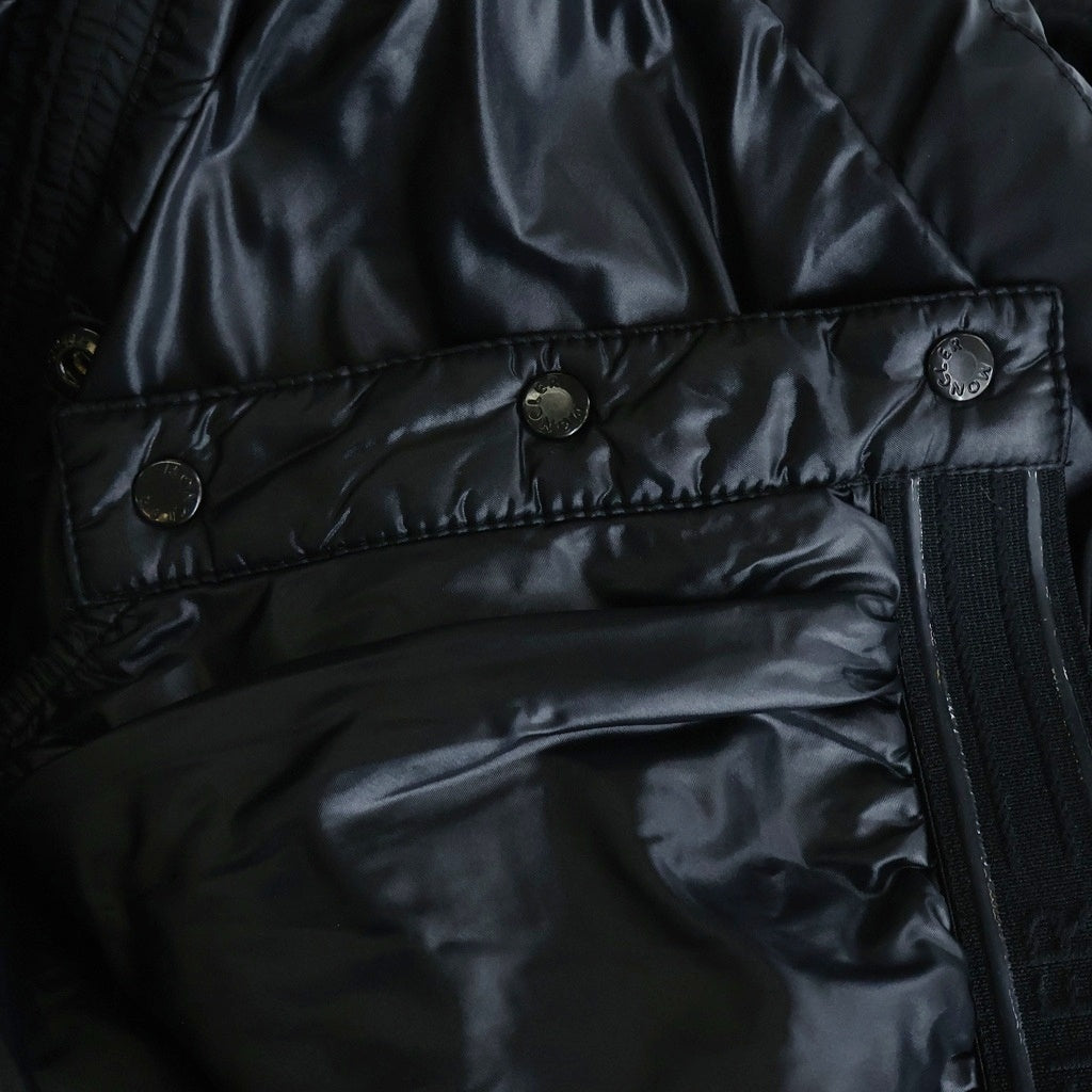 MONCLER GRENOBLE(モンクレールグルノーブル) BEVERLEY ビバリー グルノーブル ダウンジャケット フード ファー ブラック H20981A510002 5399E レディース