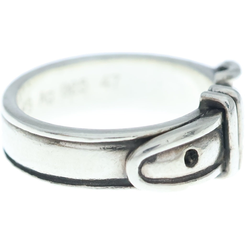 HERMES(エルメス) サンチュール リング シルバー 925 #47 レディース