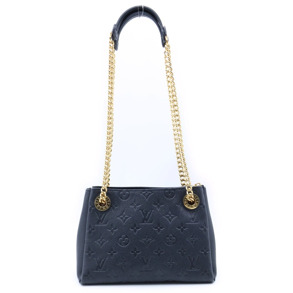 LOUIS VUITTON(ルイヴィトン) モノグラム・アンプラント スレンヌBB マリーヌルージュ チェーンショルダーバッグ ブラック レザー M43750 ゴールド金具 レディース