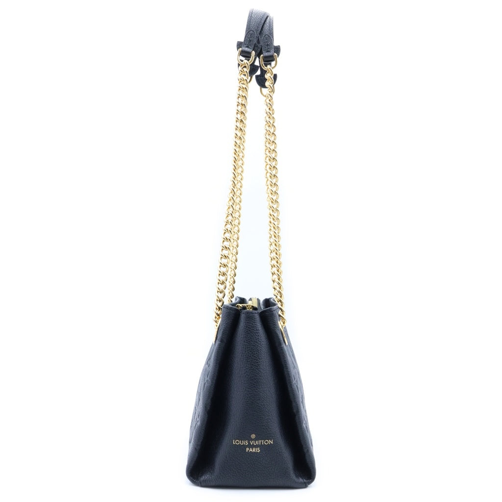 LOUIS VUITTON(ルイヴィトン) モノグラム・アンプラント スレンヌBB マリーヌルージュ チェーンショルダーバッグ ブラック レザー M43750 ゴールド金具 レディース