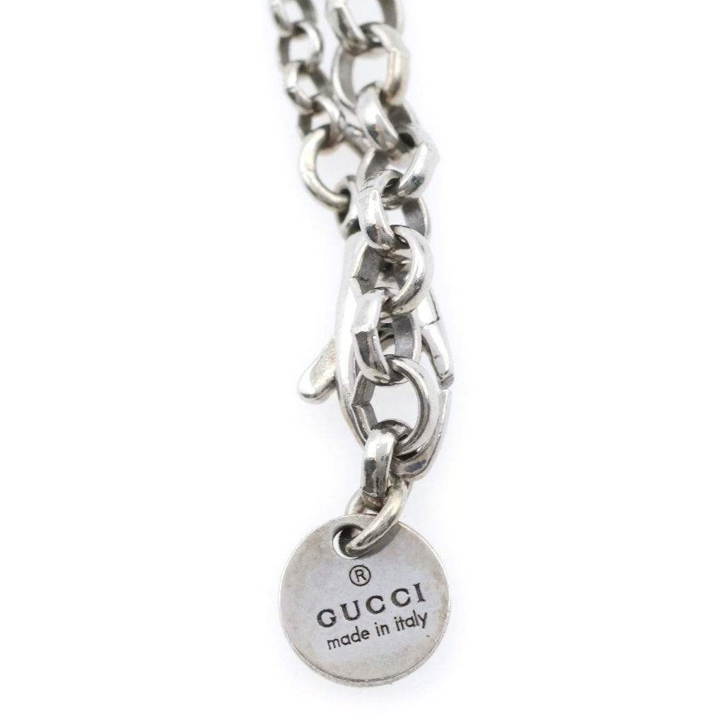 GUCCI(グッチ) インターロッキングG ネックレス ペンダント チェーン シルバー レディース