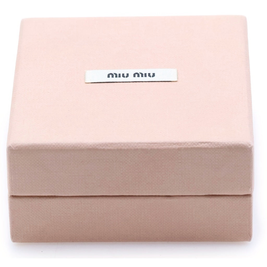 miumiu(ミュウミュウ) マドラス ブレスレット レザー ピンク ゴールド金具 レディース