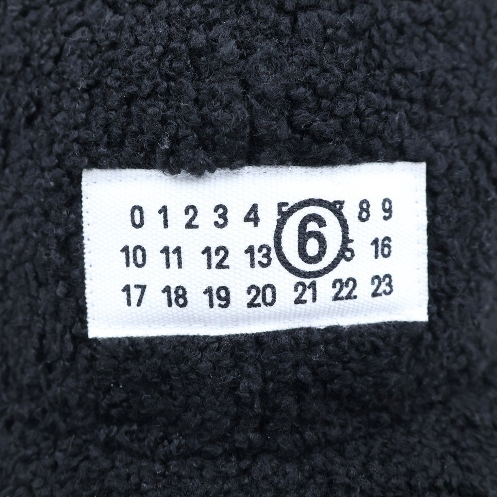 MM6 Maison Margiela(エムエムシックスメゾンマルジェラ) ボアキャップ ブラック ポリエステル S52TC0072