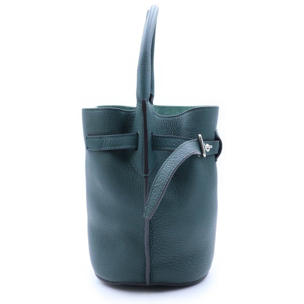 CELINE(セリーヌ) ビッグバッグ バゲット ナノ ハンドバッグ ショルダーバッグ レザー グリーン 187243 レディース