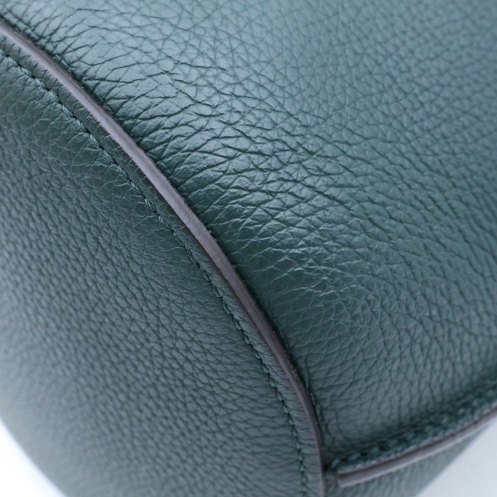 CELINE(セリーヌ) ビッグバッグ バゲット ナノ ハンドバッグ ショルダーバッグ レザー グリーン 187243 レディース