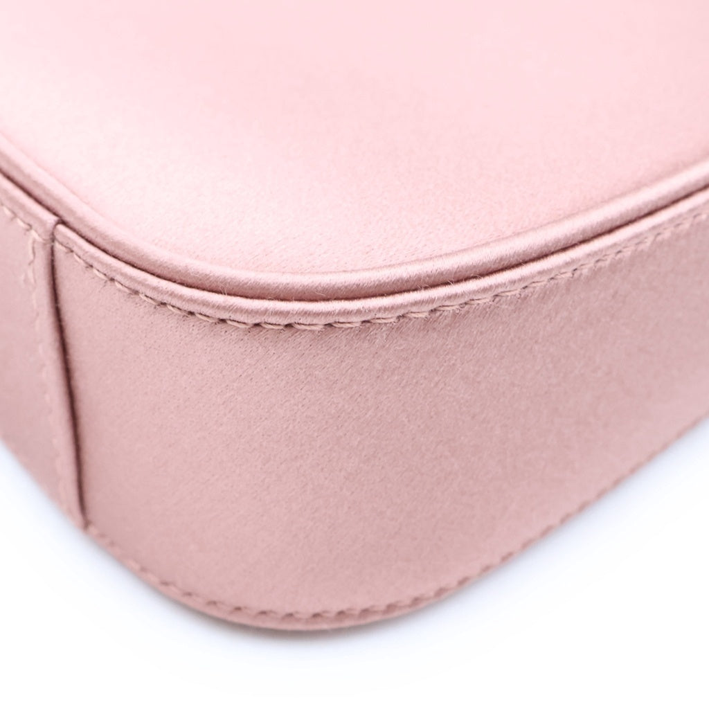 SAINT LAURENT PARIS(サンローランパリ) ミニホーボー ハンドバッグ カサンドラ サテン ピンク 710318 レディース