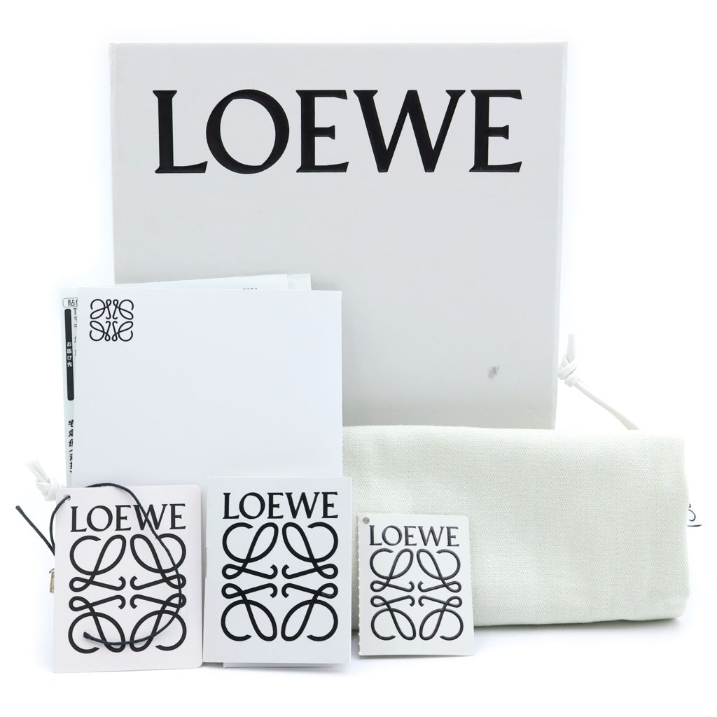 LOEWE(ロエベ) アナグラム カットアウトポケット ショルダーバッグ ミニバッグ ブラウン×アイボリー レディース