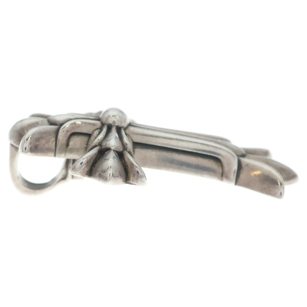 CHROME HEARTS(クロムハーツ) DBL CH CRS SML ダブル CHクロス ペンダントトップ ネックレス SV925 シルバー 19.6g