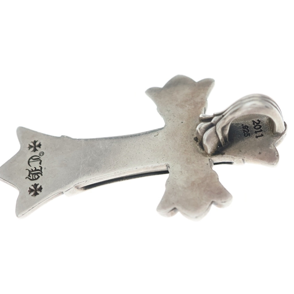 CHROME HEARTS(クロムハーツ) DBL CH CRS SML ダブル CHクロス ペンダントトップ ネックレス SV925 シルバー 19.6g