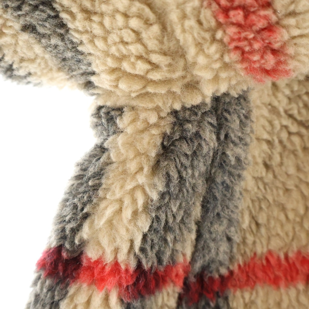 BURBERRY(バーバリー) CHECK FLEECE HOODED JACKET チェックフリースフーデッドジャケット ベージュ 8072752 レディース