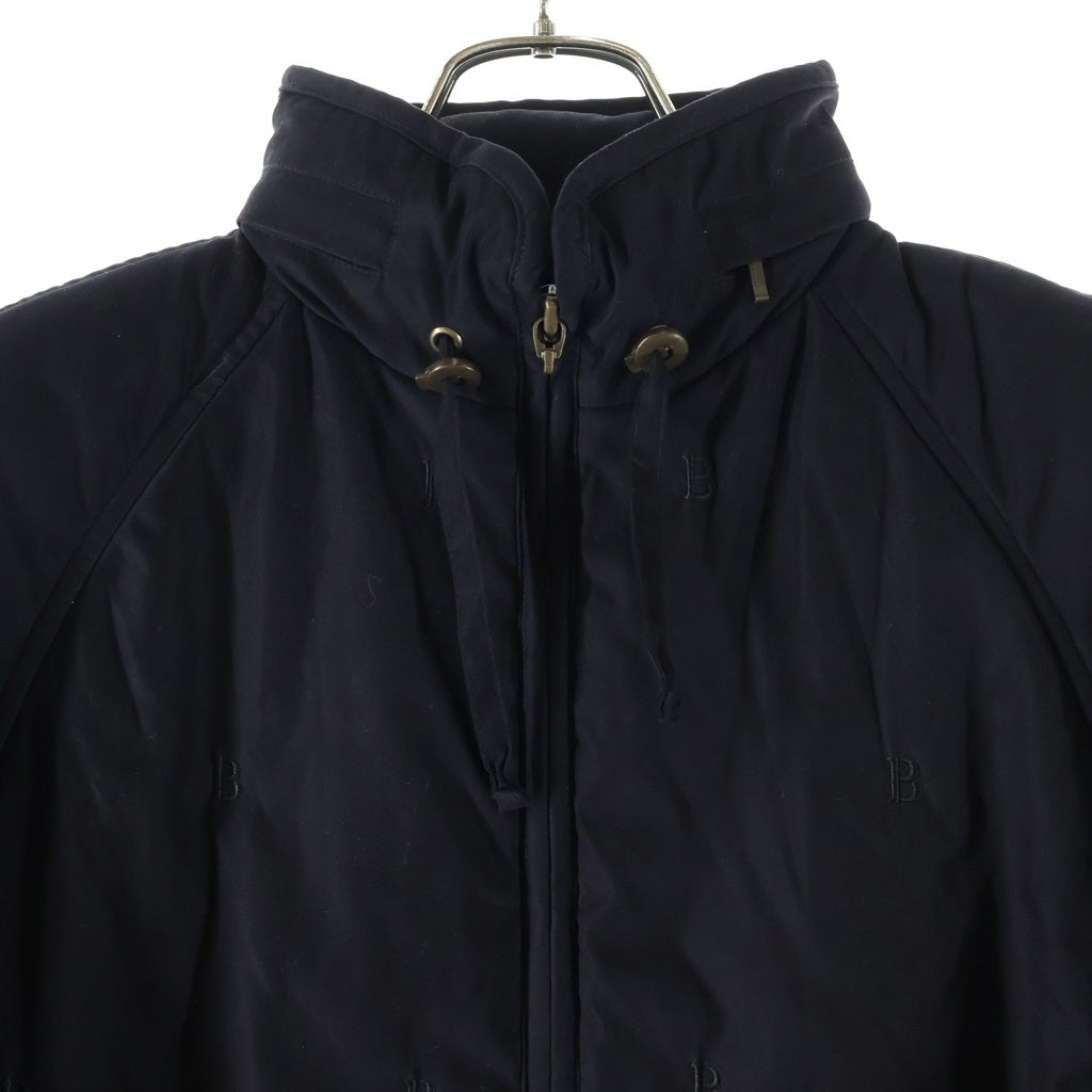 BURBERRY(バーバリー) ダウン コート ロゴ スエード ブラック レディース