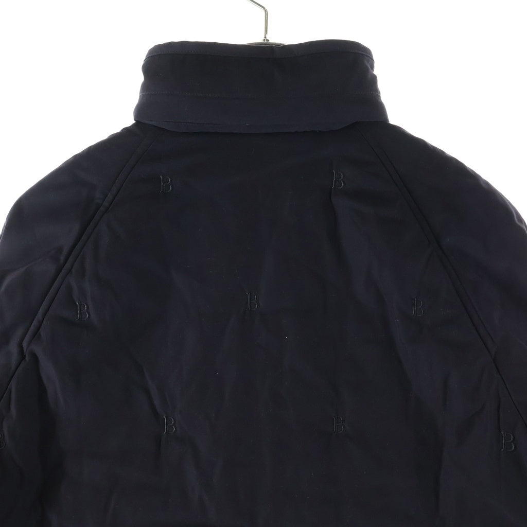 BURBERRY(バーバリー) ダウン コート ロゴ スエード ブラック レディース