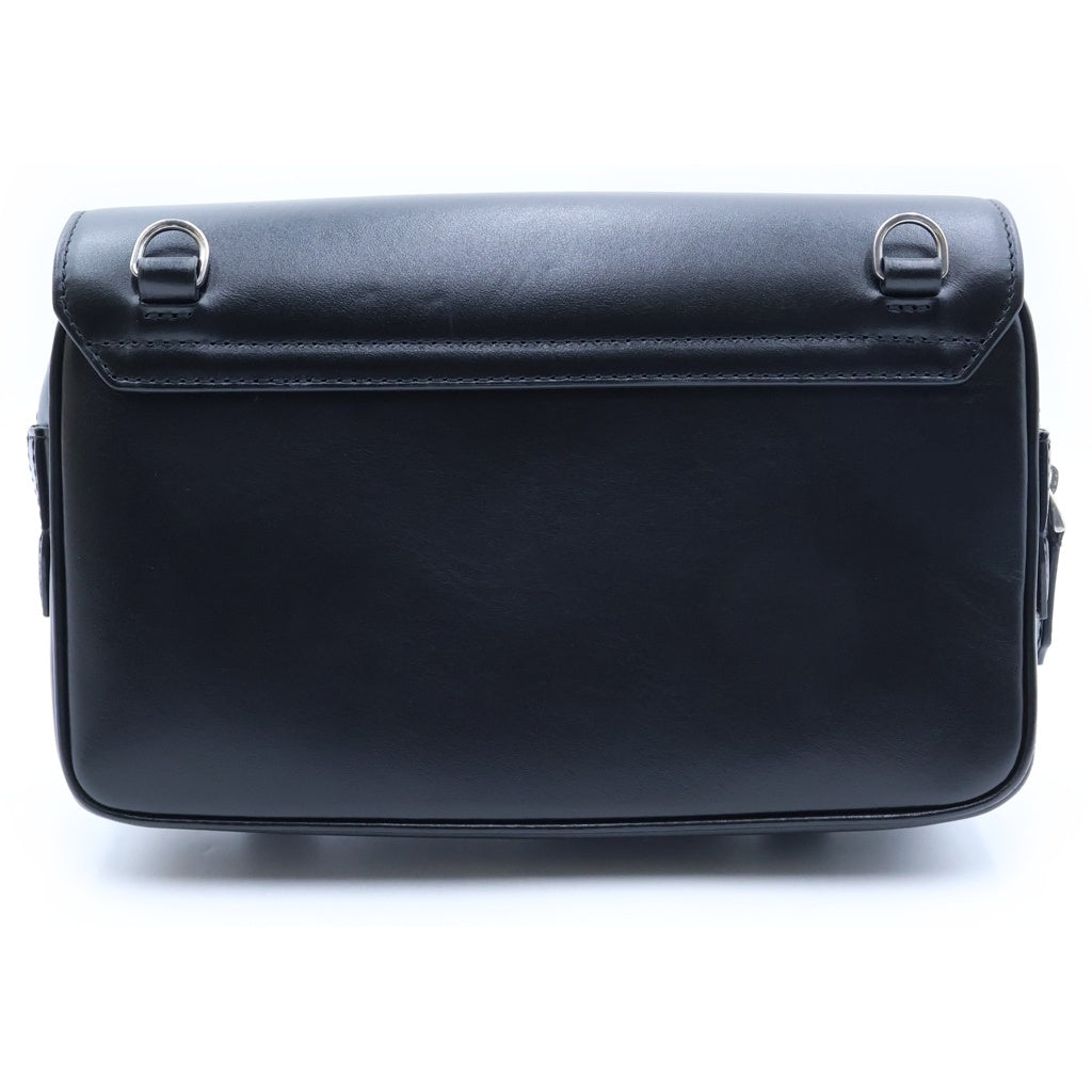 MONTBLANC(モンブラン) マイスターシュテュック レザー 2WAY クラッチ ショルダーバッグ シルバー金具 ブラック