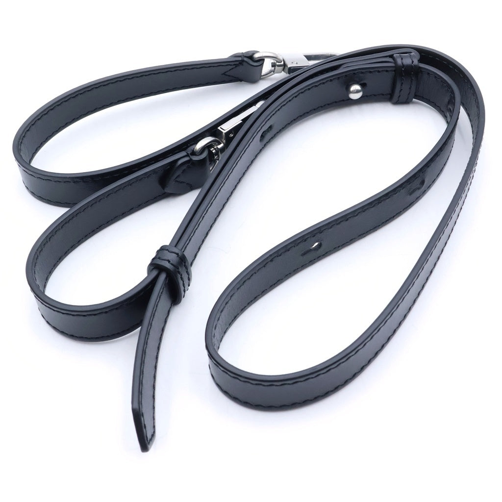 MONTBLANC(モンブラン) マイスターシュテュック レザー 2WAY クラッチ ショルダーバッグ シルバー金具 ブラック