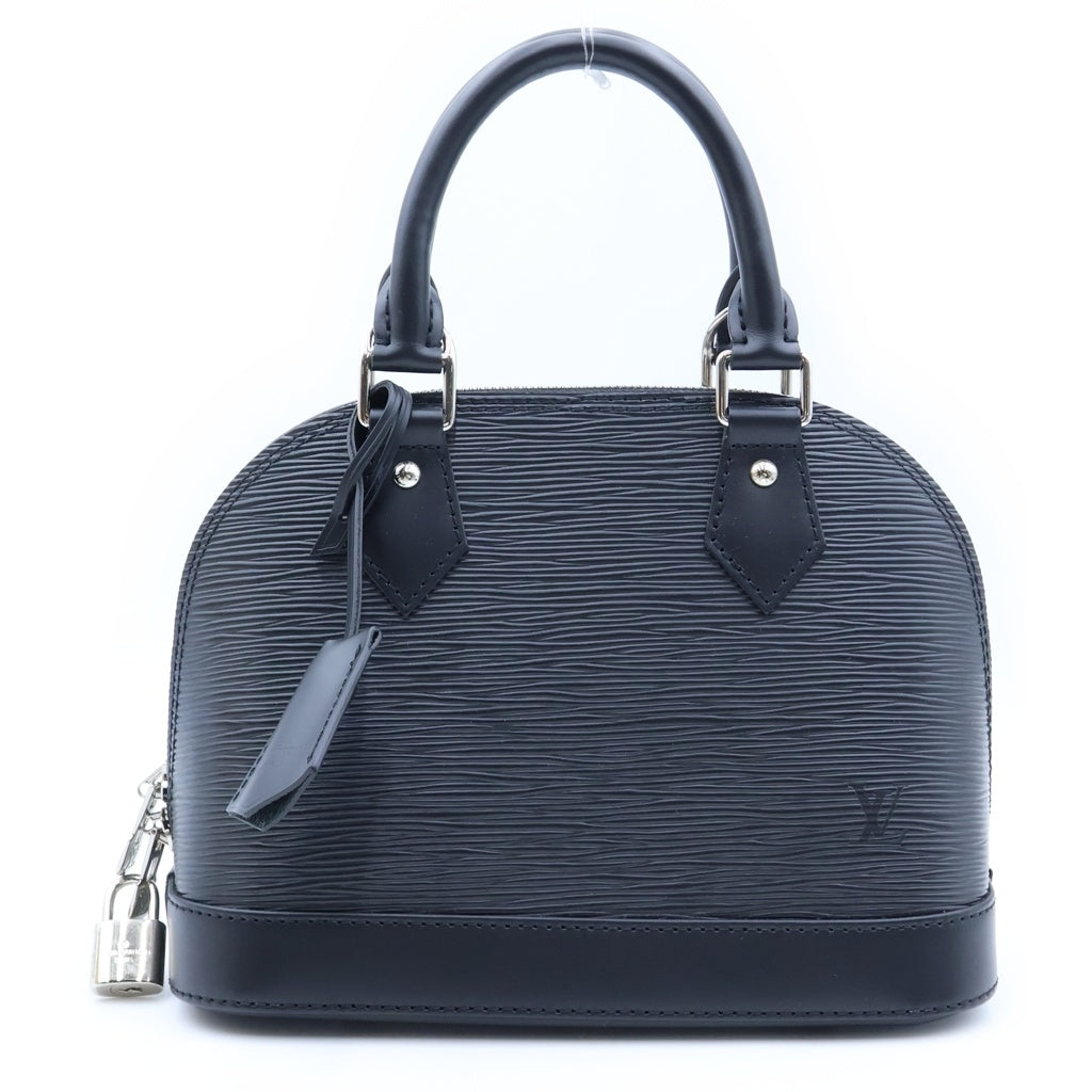 LOUIS VUITTON(ルイヴィトン) アルマBB 2WAYハンドバッグ ショルダーバッグ ブラック ノワール エピレザー M40862 シルバー金具 レディース