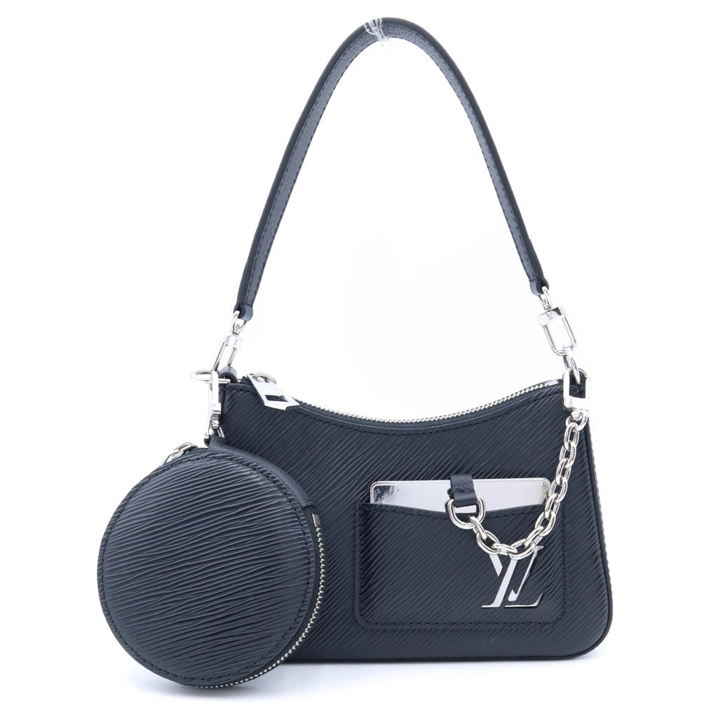 LOUIS VUITTON(ルイヴィトン) エピ マレリーニ 2WAYショルダーバッグ ブラック ノワール レザー M20998 シルバー金具 レディース