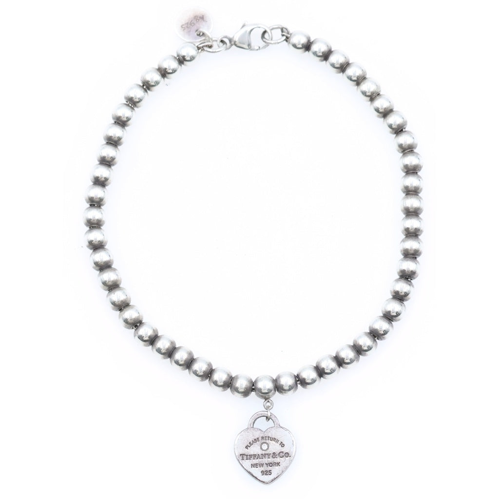 TIFFANY & Co.(ティファニー) リターントゥティファニー ブレスレット シルバー ブルーハートタグ 925 レディース
