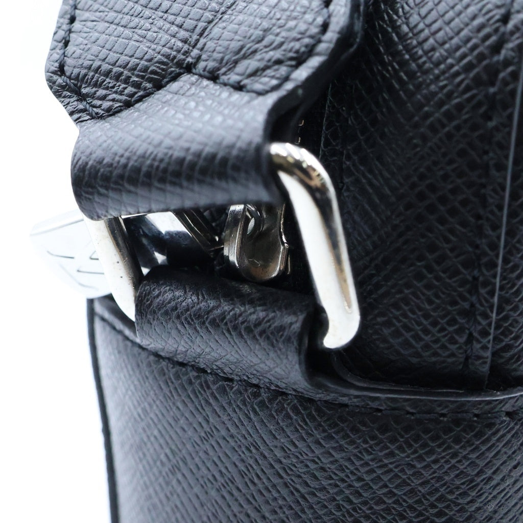 LOUIS VUITTON(ルイヴィトン) アントン メッセンジャーPM ショルダーバッグ タイガ レザー アルドワーズ ブラック