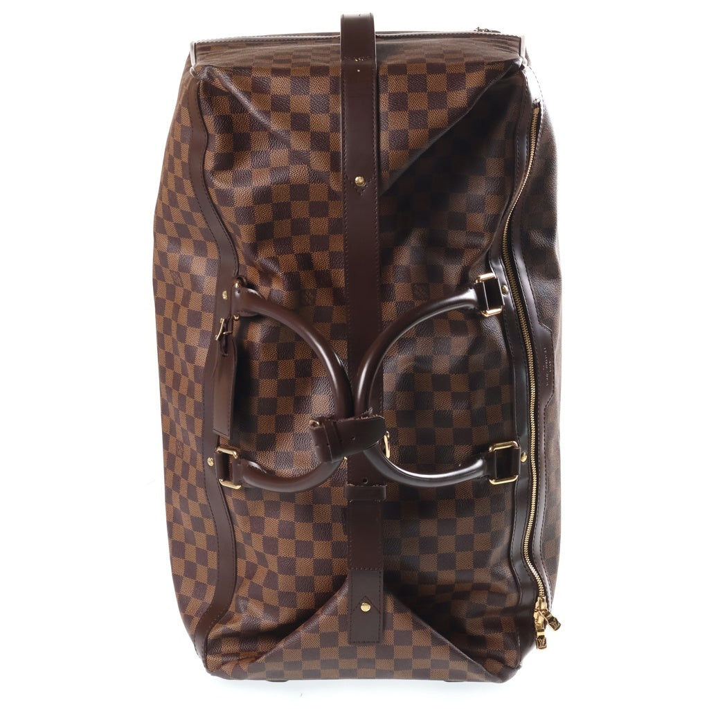 LOUIS VUITTON(ルイヴィトン) ダミエ エオール60 ボストンバッグ ハンドバッグ トラベルバッグ ブラウン レザー×PVC N23203 ゴールド金具 レディース