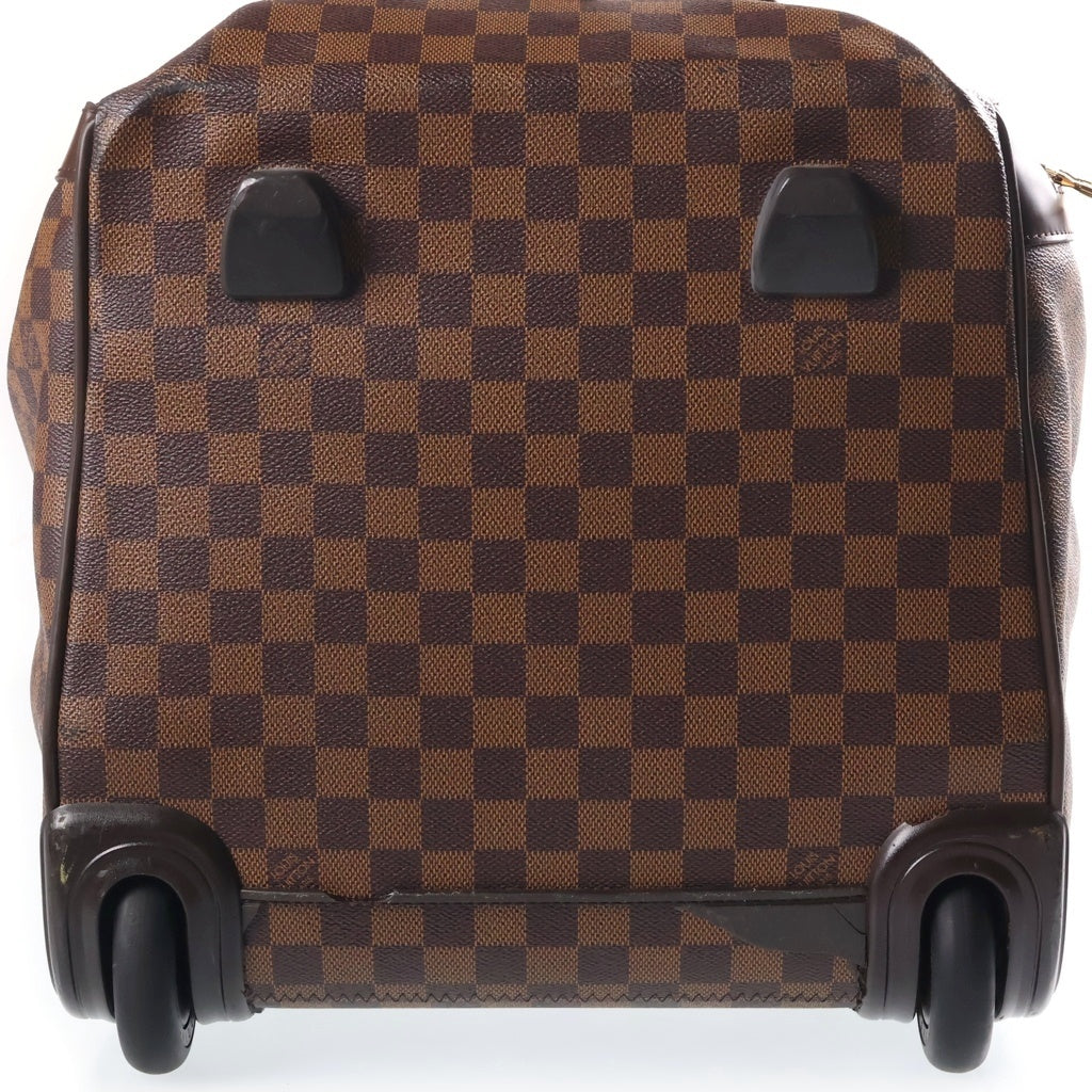 LOUIS VUITTON(ルイヴィトン) ダミエ エオール60 ボストンバッグ ハンドバッグ トラベルバッグ ブラウン レザー×PVC N23203 ゴールド金具 レディース