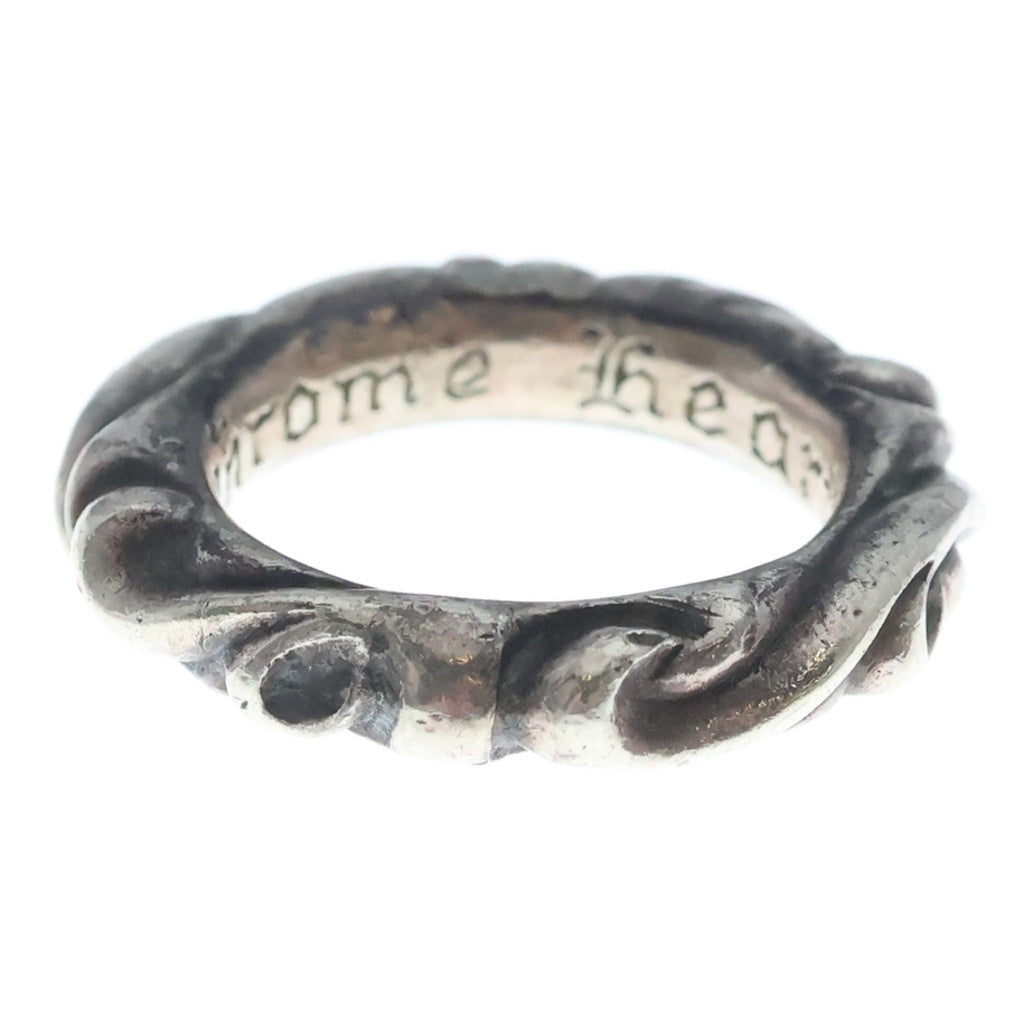 CHROME HEARTS(クロムハーツ) SCRL BAND スクロールバンド リング シルバー BCA351