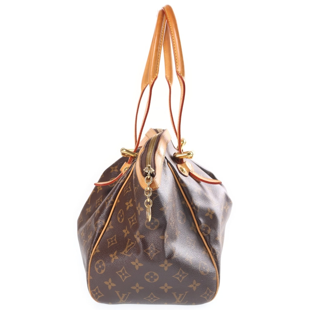 LOUIS VUITTON(ルイヴィトン) ティヴォリGM ハンドバッグ トートバッグ モノグラム PVCレザー ブラウン M40144 レディース