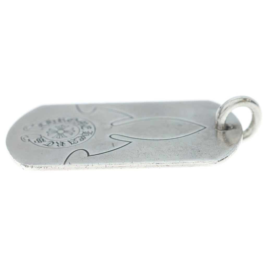 CHROME HEARTS(クロムハーツ) D TAG LRG ラージドッグタグ フレアニー ペンダントトップ シルバー