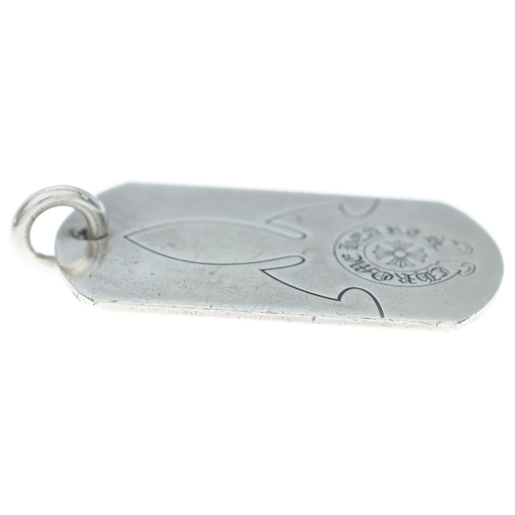 CHROME HEARTS(クロムハーツ) D TAG LRG ラージドッグタグ フレアニー ペンダントトップ シルバー
